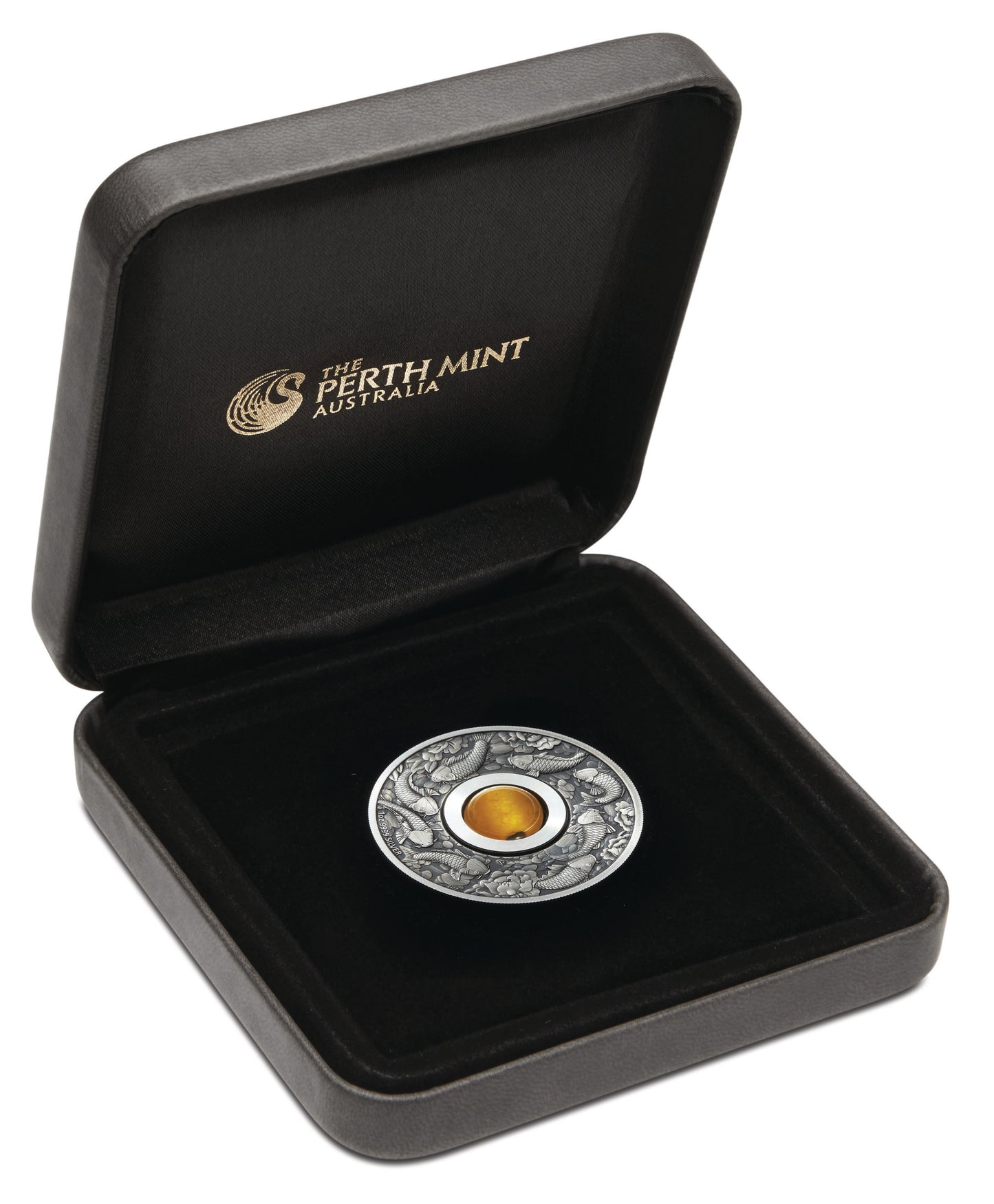 Tuvalu 2018 $1 Good Luck Rotating Charm 1oz Silver Antiqued Coin