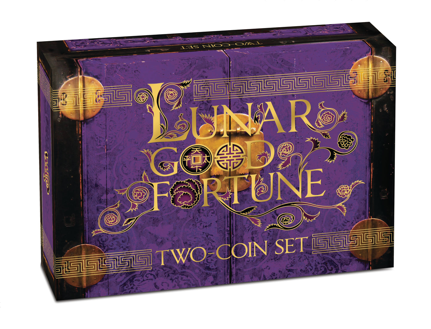 Tuvalu 2014 $1 Lunar Good Fortune Year of The Horse Wealth & Wisdom 1oz Silver Coloured Proof 2 Coin Set