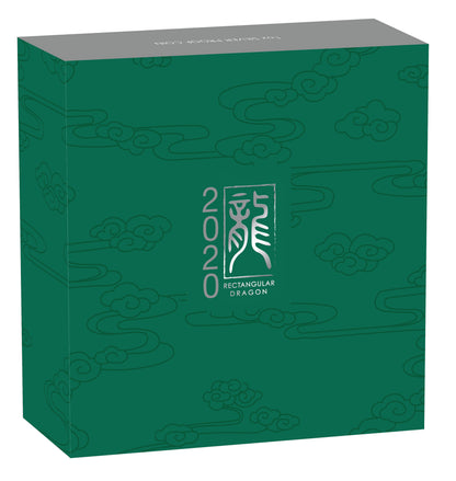 2020 $1 Dragon 1oz Silver Proof Rectangular Coin