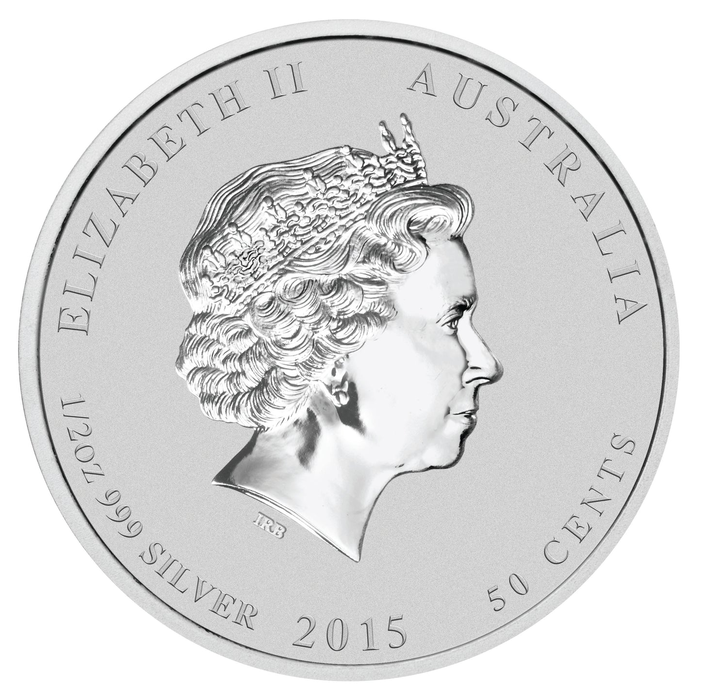 2014 50c BICE Australian Kangaroo & Year of The Goat 1/2oz Silver 2 Coin Set