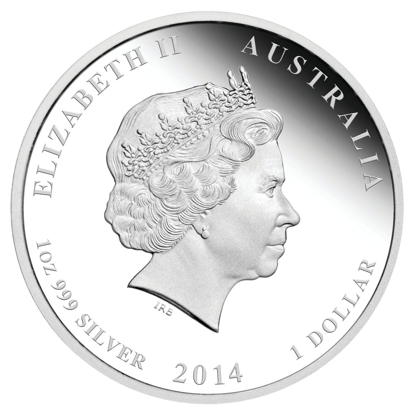 2014 $1 Lunar Year of The Horse 1oz Silver Proof Coin