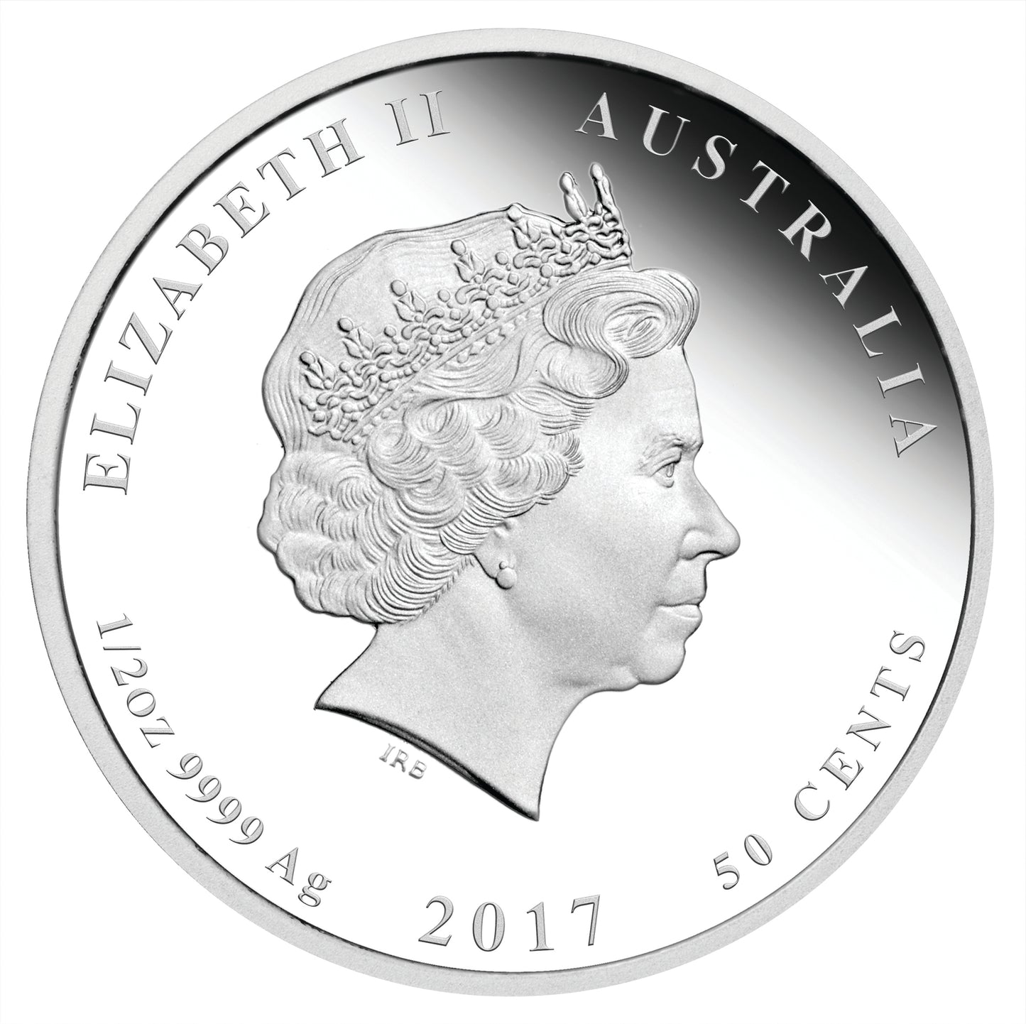 2017 50c Lunar Year of The Rooster 1/2oz Silver Proof Coin