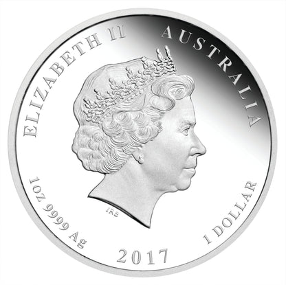 2017 $1 Lunar Year of The Rooster 1oz Silver Proof Coin