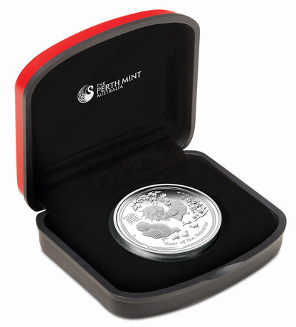 2017 $1 Lunar Year of The Rooster 1oz Silver Proof Coin