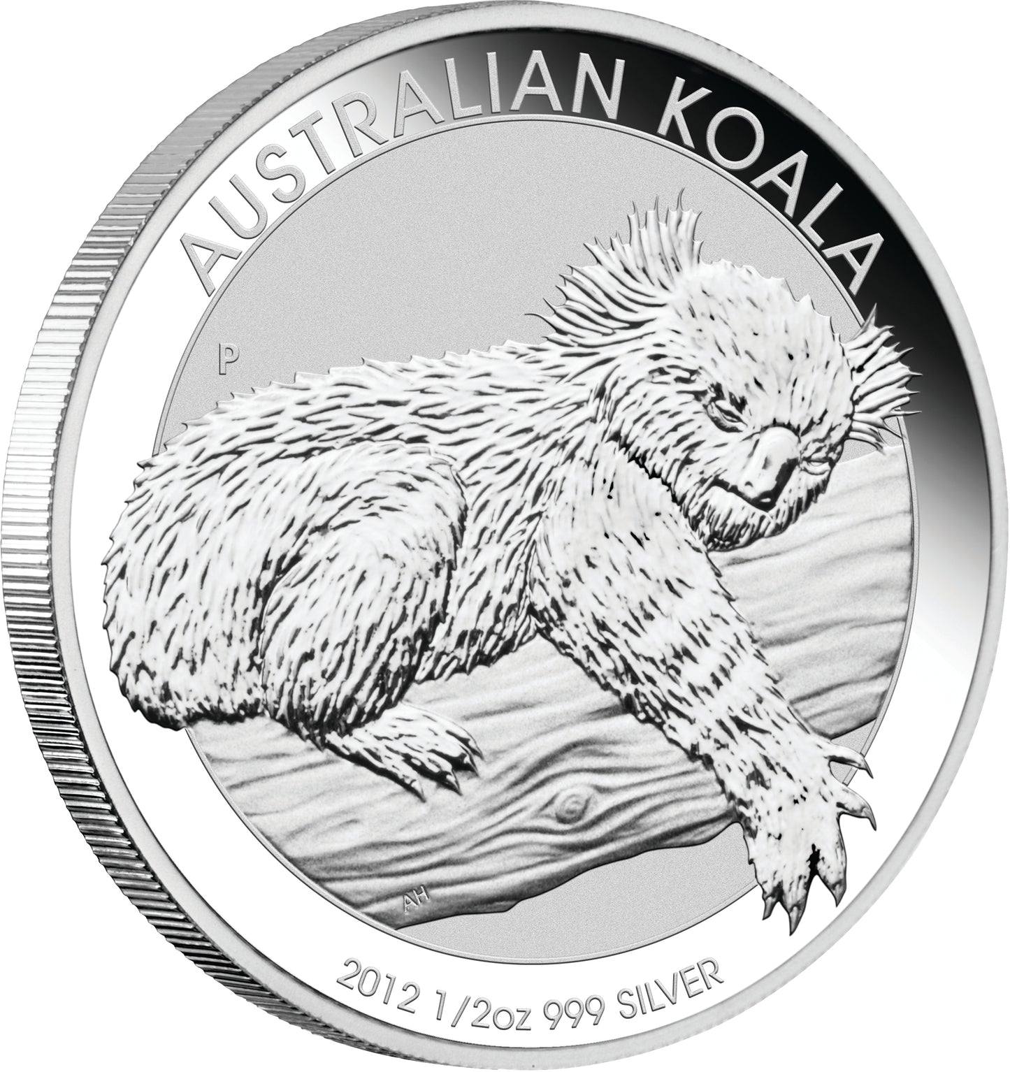 2011 50c BICE [2012] Australian Koala & Lunar Year of The Dragon 1/2oz Silver 2 Coin Set