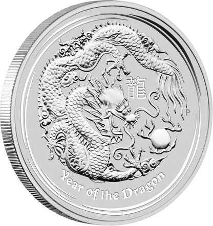 2011 50c BICE [2012] Australian Koala & Lunar Year of The Dragon 1/2oz Silver 2 Coin Set