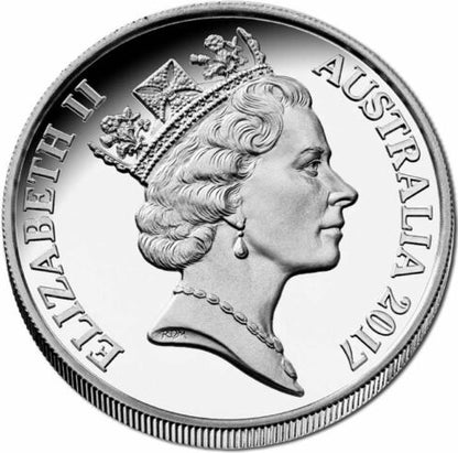 2017 1c WMF Berlin Decimal Designs In Perspective 1oz Silver High Relief Proof Coin