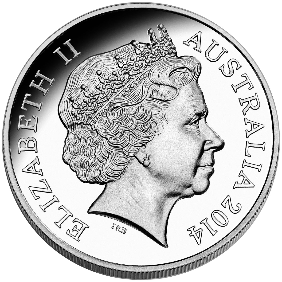 2014 $1 30th Anniversary 1oz Silver High Relief Proof Coin
