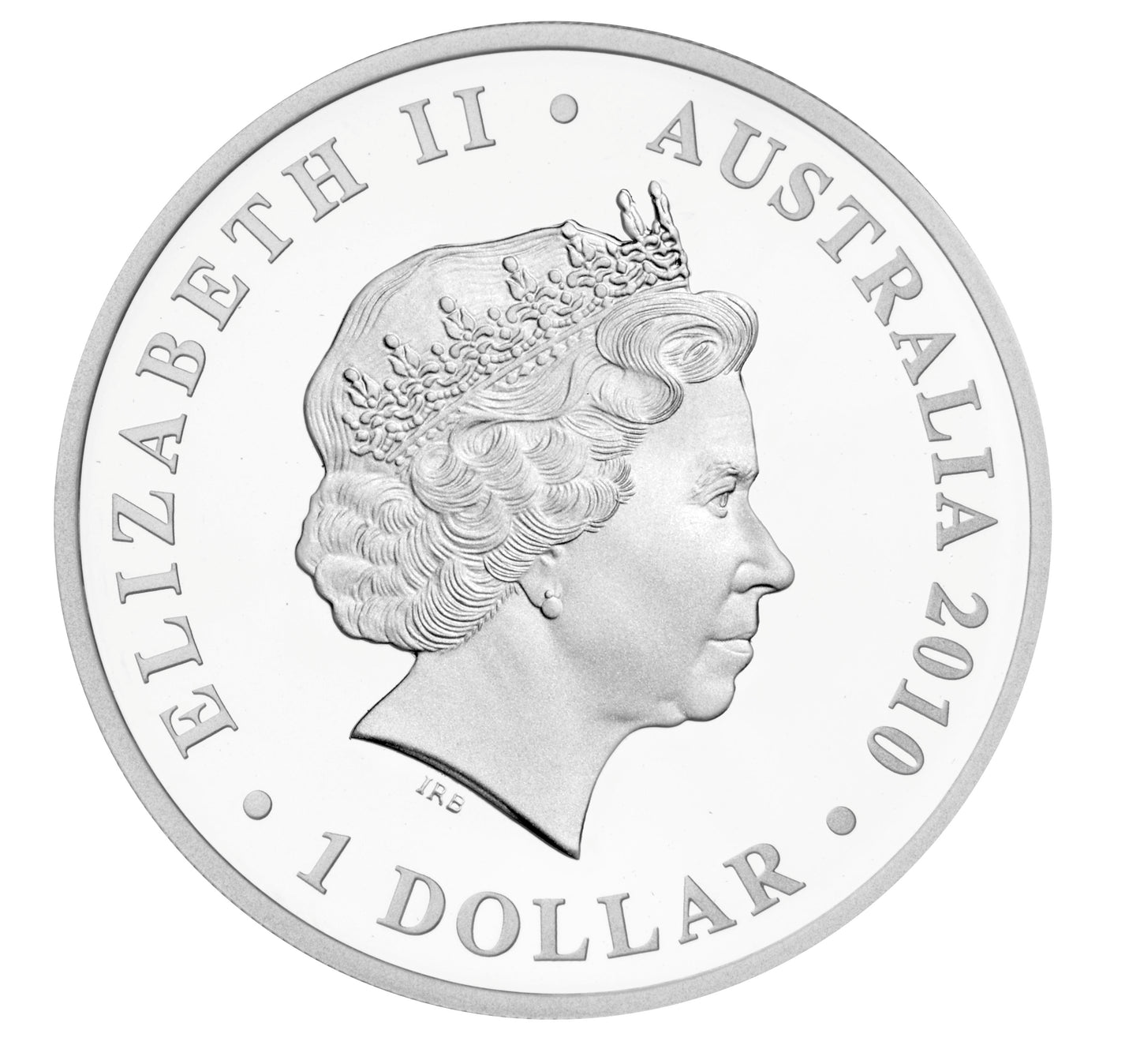 2010 $1 Centenary of Australian Commonwealth Silver Coinage 1oz Silver Coloured Proof Coin