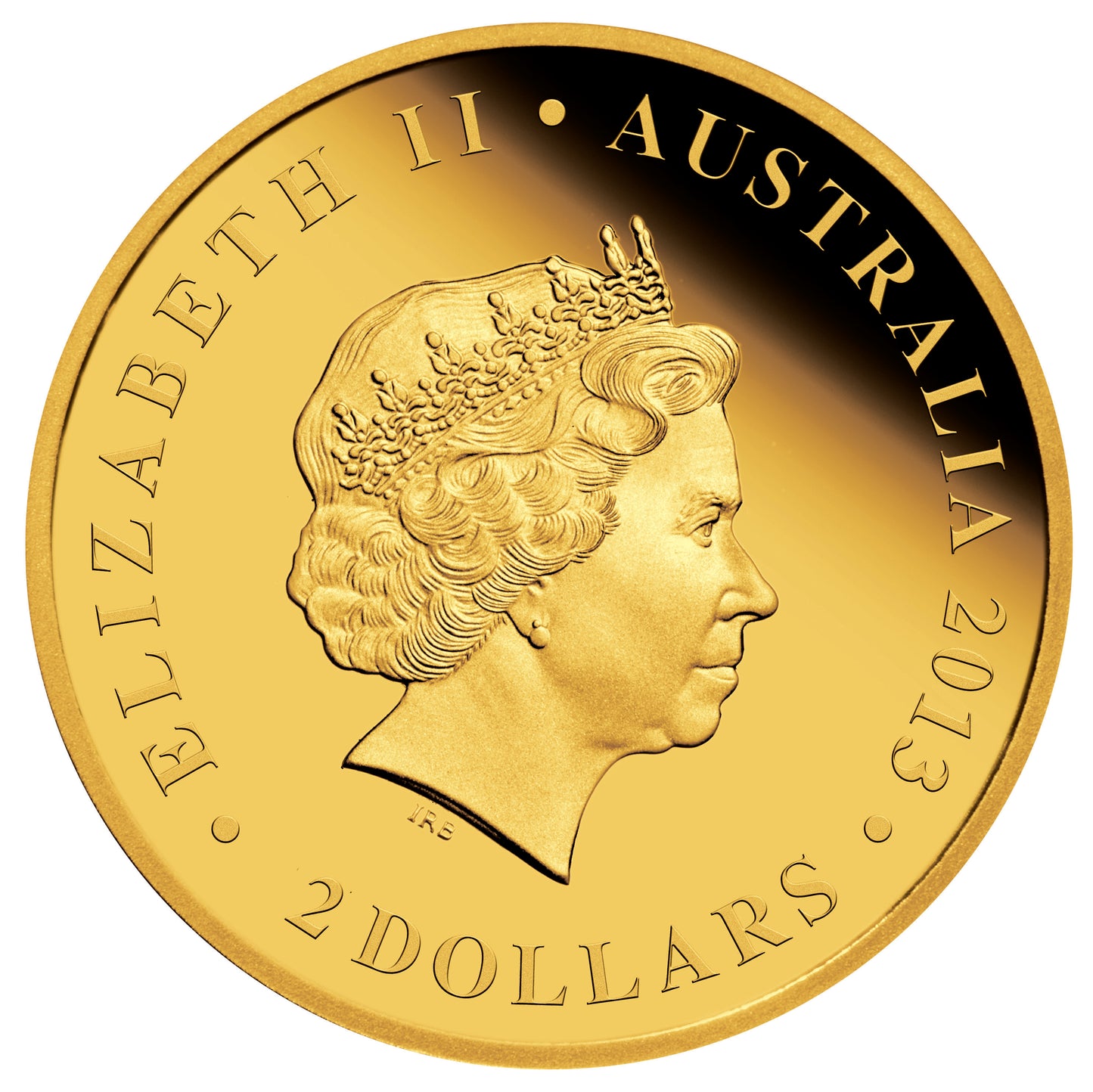 2013 $2 2014 FIFA World Cup Brazil 0.5g Gold Proof Coin