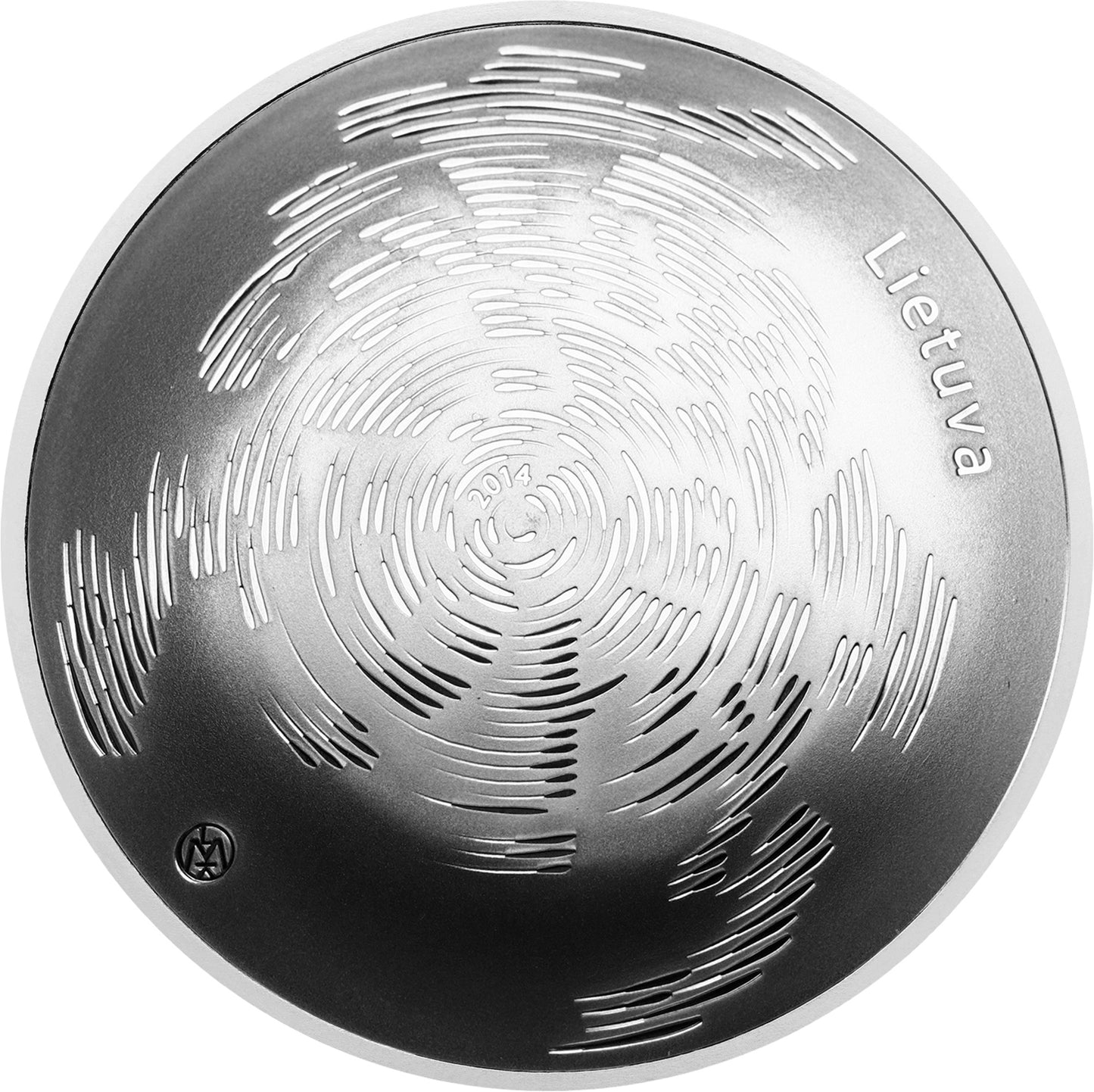 Lithuania 2014 50 Lity Forma 1oz Silver Proof Coin