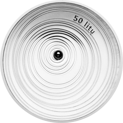 Lithuania 2014 50 Lity Forma 1oz Silver Proof Coin