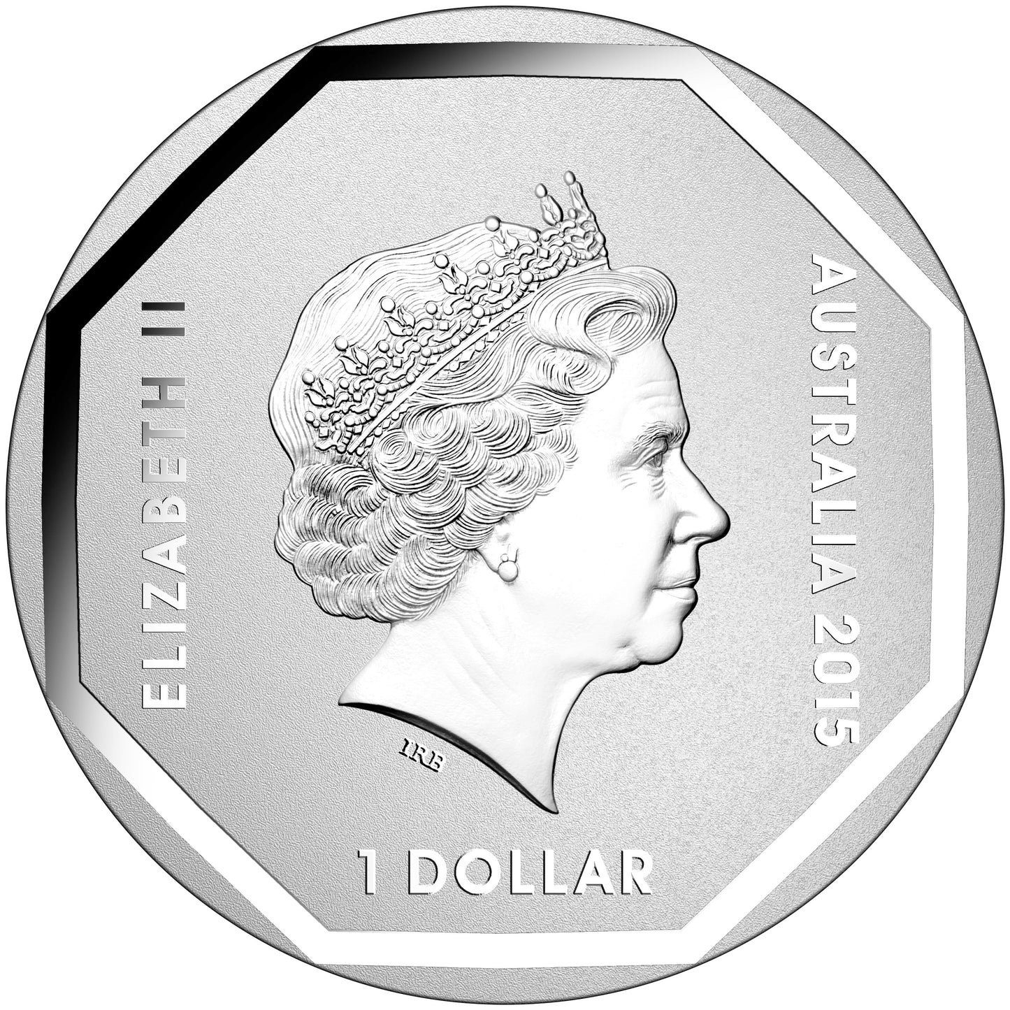 2015 $1 Australian Road Signs Emu 1oz Silver Frosted Uncirculated Coin