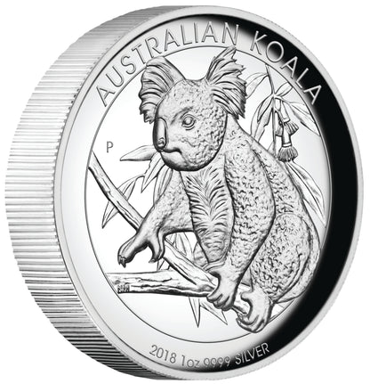 2018 $1 Australian Koala 1oz Silver High Relief Proof Coin