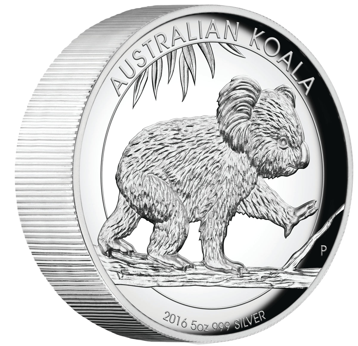 2016 $8 Australian Koala 5oz Silver High Relief Proof Coin