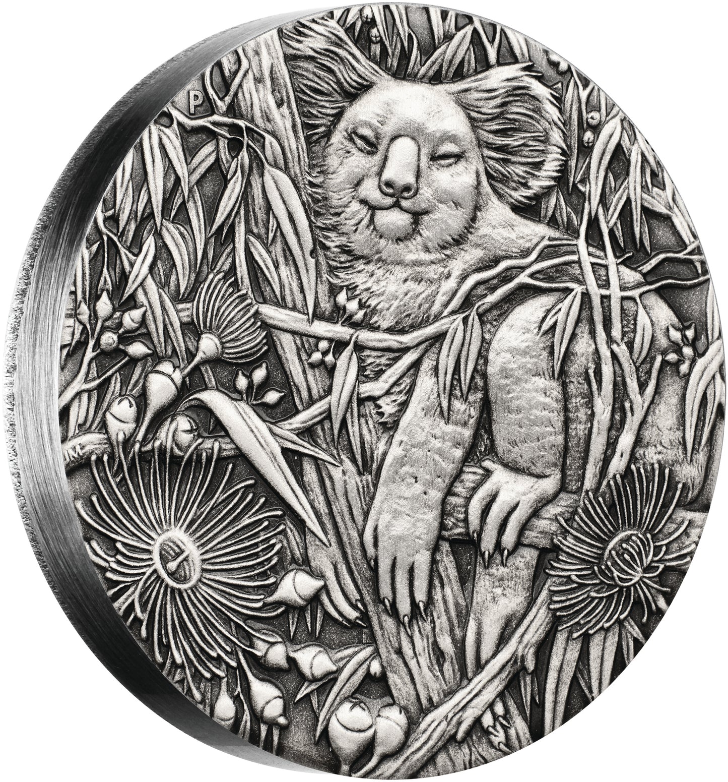2017 $2 Australian Koala 2oz Silver Antiqued Coin