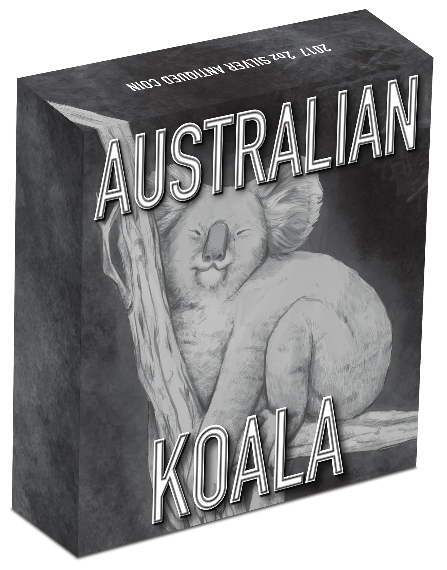2017 $2 Australian Koala 2oz Silver Antiqued Coin