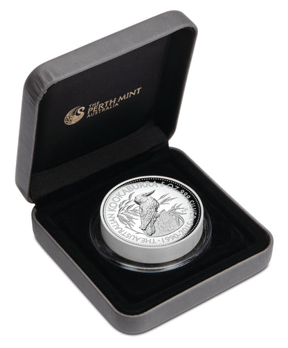 2015 $8 25th Anniversary Australian Kookaburra 5oz Silver High Relief Proof Coin