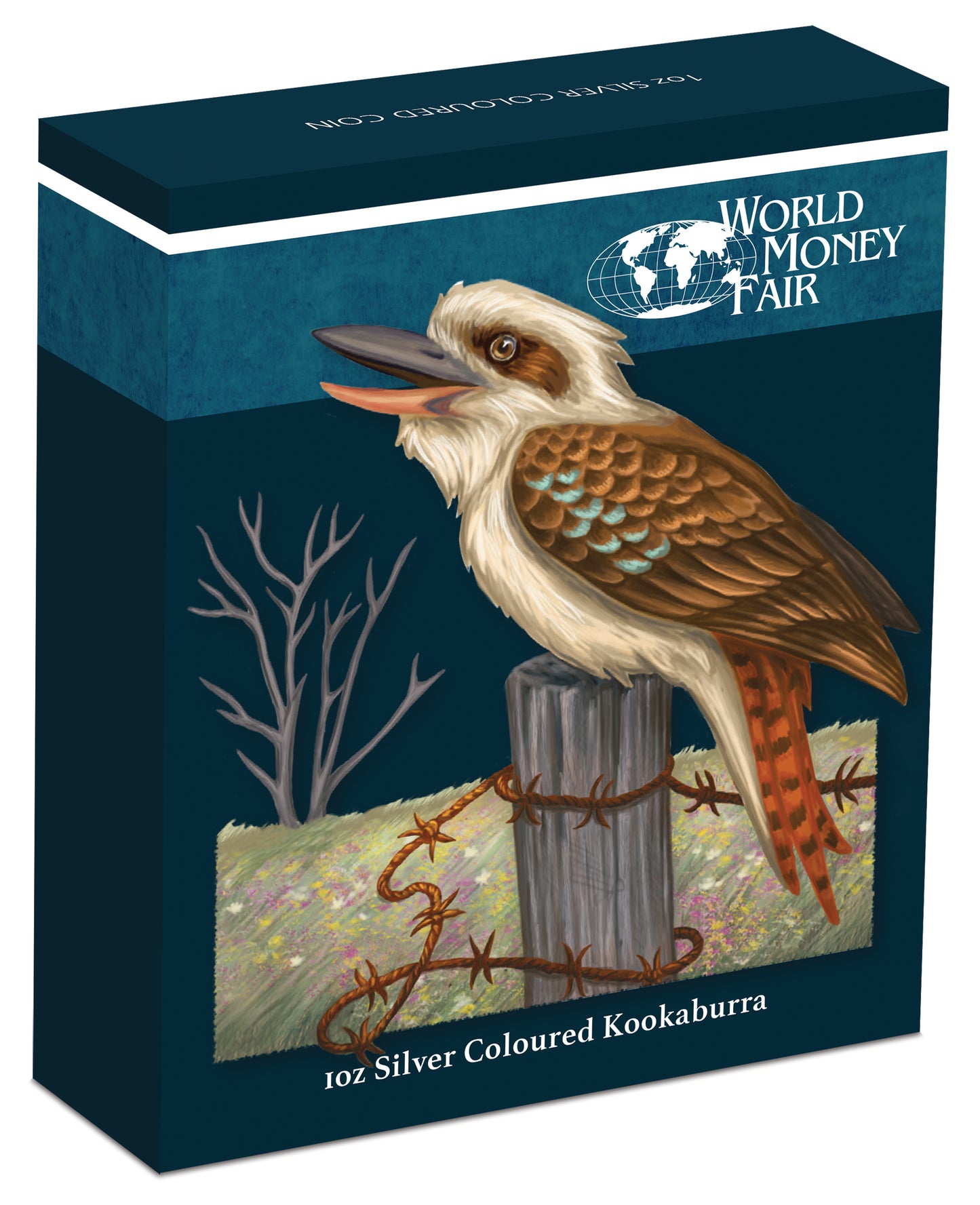 2016 $1 WMF Berlin Australian Kookaburra 1oz Silver Coloured Proof Coin