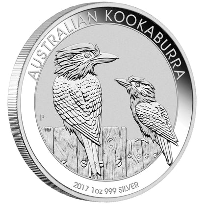 2017 $1 Australian Kookaburra 1oz Silver 2 Coin Set