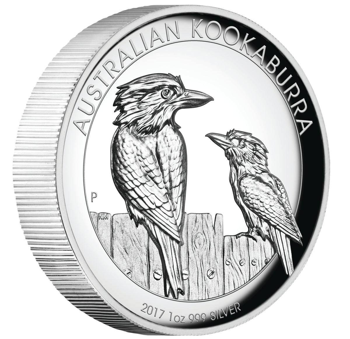 2017 $1 Australian Kookaburra 1oz Silver High Relief Proof Coin