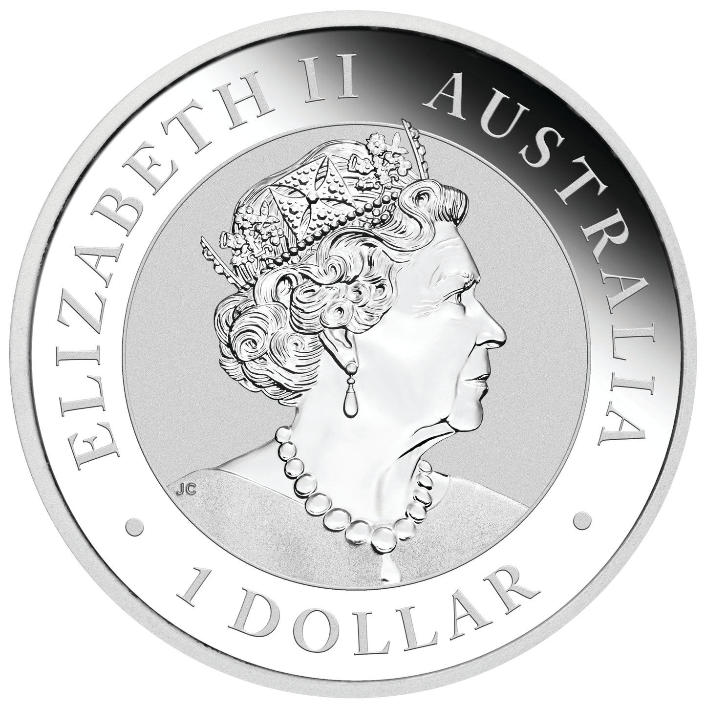 2019 $1 WMF Berlin Australian Kookaburra 1oz Silver Coloured Proof Coin