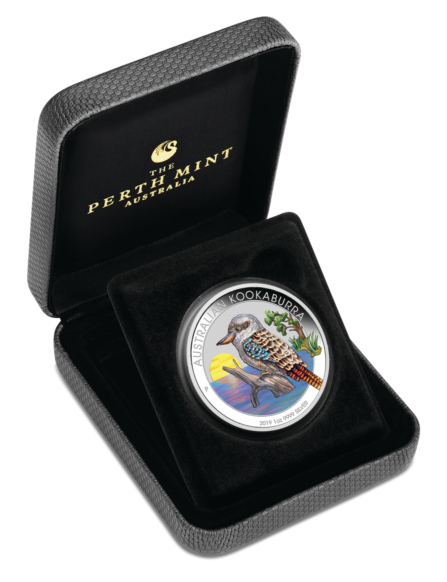 2019 $1 WMF Berlin Australian Kookaburra 1oz Silver Coloured Proof Coin