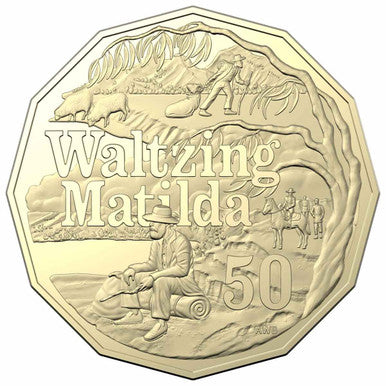 2020 50c Treasured Australian Poetry Banjo Patterson Waltzing Matilda Uncirculated Coin