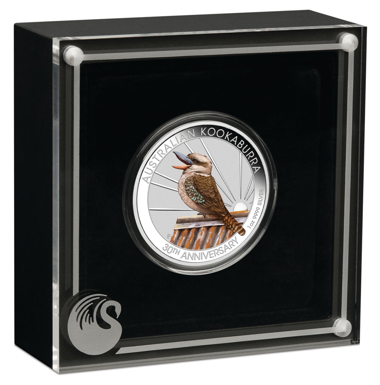 2020 $1 WMF Berlin 30th Anniversary Australian Kookaburra 1oz Silver Coloured Proof Coin