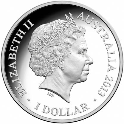 2013 $1 Kangaroo 20th Anniversary Edition 1oz Silver Proof Coin