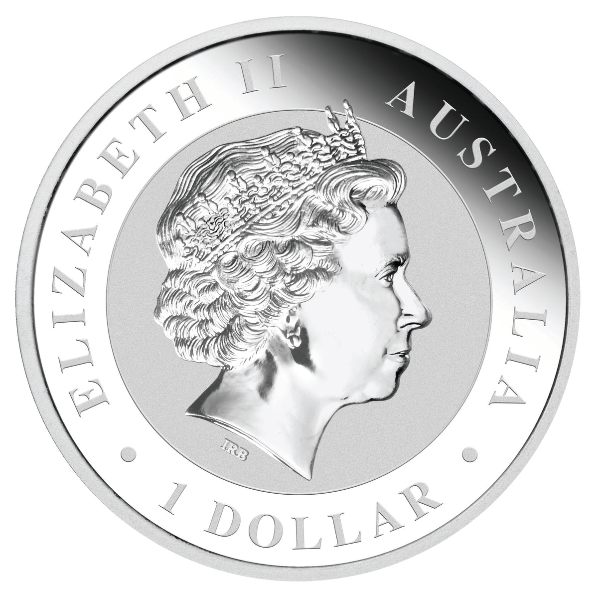 2014 $1 WMF Berlin Kangaroo 1oz Silver Coloured Proof Coin