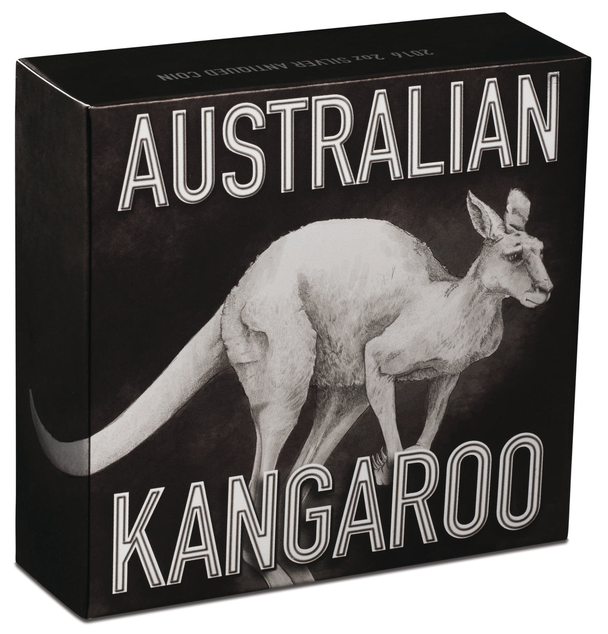 2016 $2 Australian Kangaroo 2oz Silver Antiqued Coin