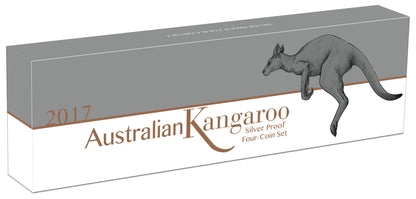 2017 Australian Kangaroo Silver Proof 4 Coin Set