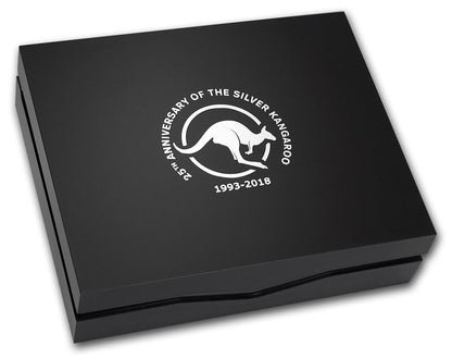 2018 25th Anniversary of The Silver Kangaroo 3oz Silver Coin & Bar Set