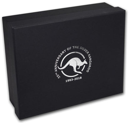 2018 25th Anniversary of The Silver Kangaroo 3oz Silver Coin & Bar Set
