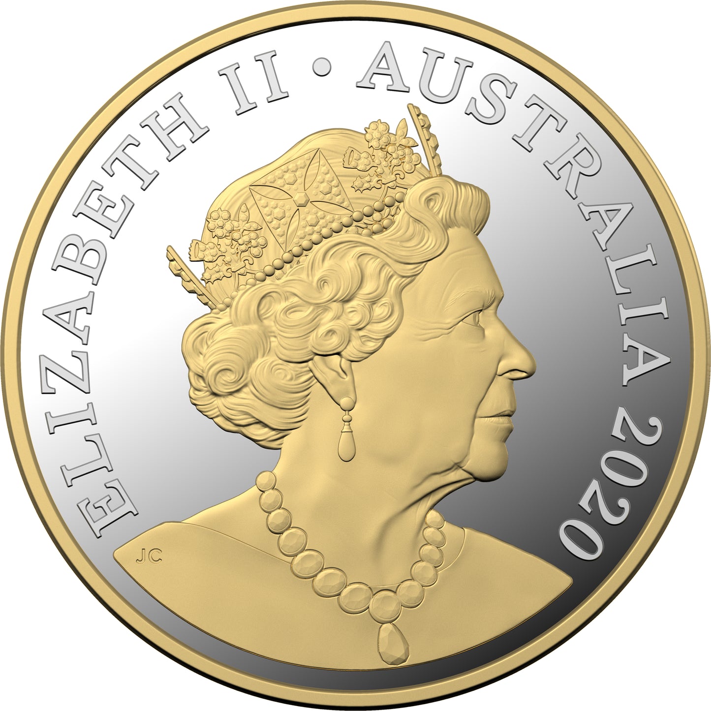 2020 $1 Icons of Australia Mob of Roos Selectively Gold Plated 5oz Silver Proof Coin