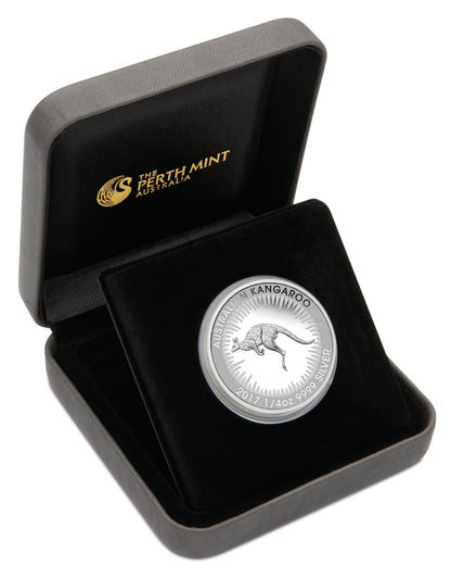 2017 25c Australian Kangaroo 1/4oz Silver Proof Coin