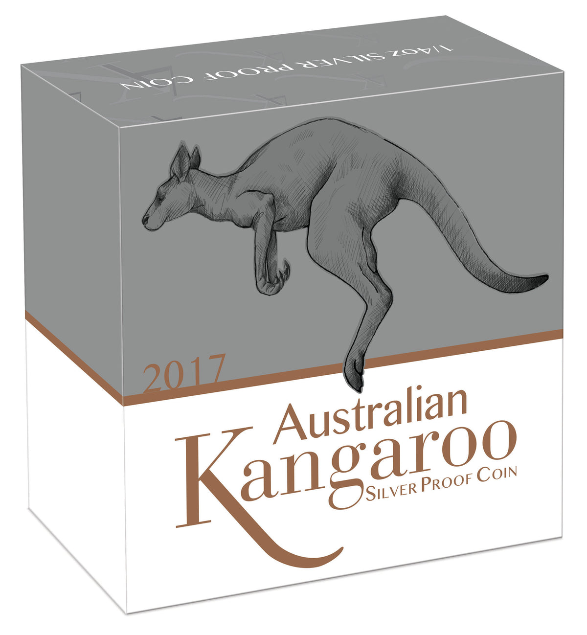 2017 25c Australian Kangaroo 1/4oz Silver Proof Coin