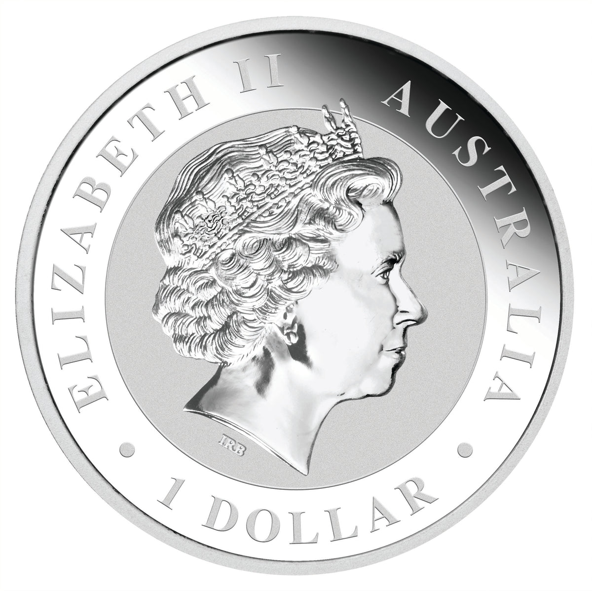 2018 $1 Australian Kangaroo 1oz Silver Gilded Coin