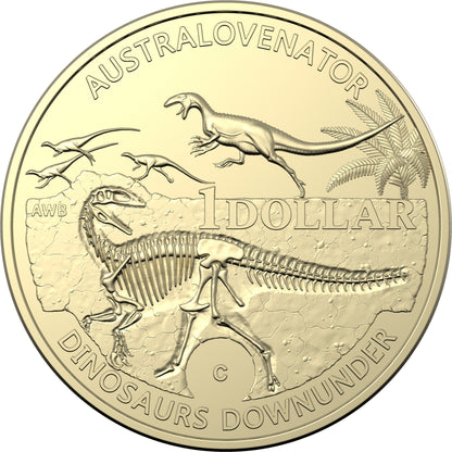 2022 $1 Dinosaurs Down Under Uncirculated 4 Coin Set