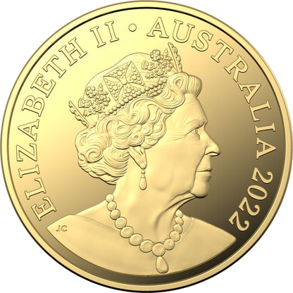 2022 $10 Dinosaurs Down Under 'C' Mintmark 1/10oz Gold Proof Coin