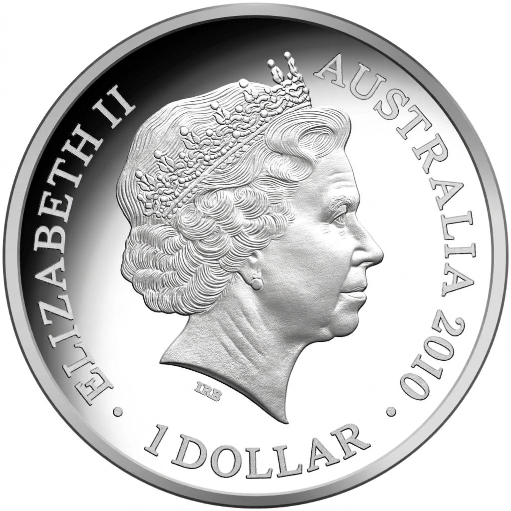 2010 $1 Kangaroo At Sunset Silver Proof Coin