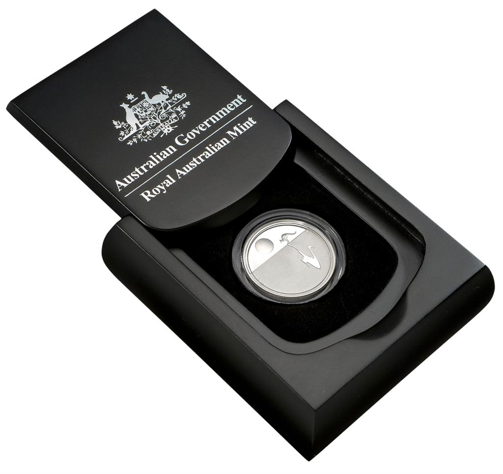 2019 $1 Kangaroo At Sunset Silver Proof Coin