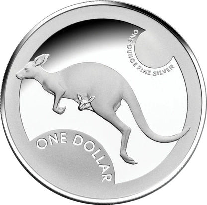 2006 $1 Kangaroo 1oz Silver Proof Coin