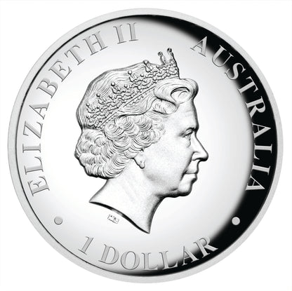 2018 $1 Australian Kangaroo 1oz Silver High Relief Proof Coin
