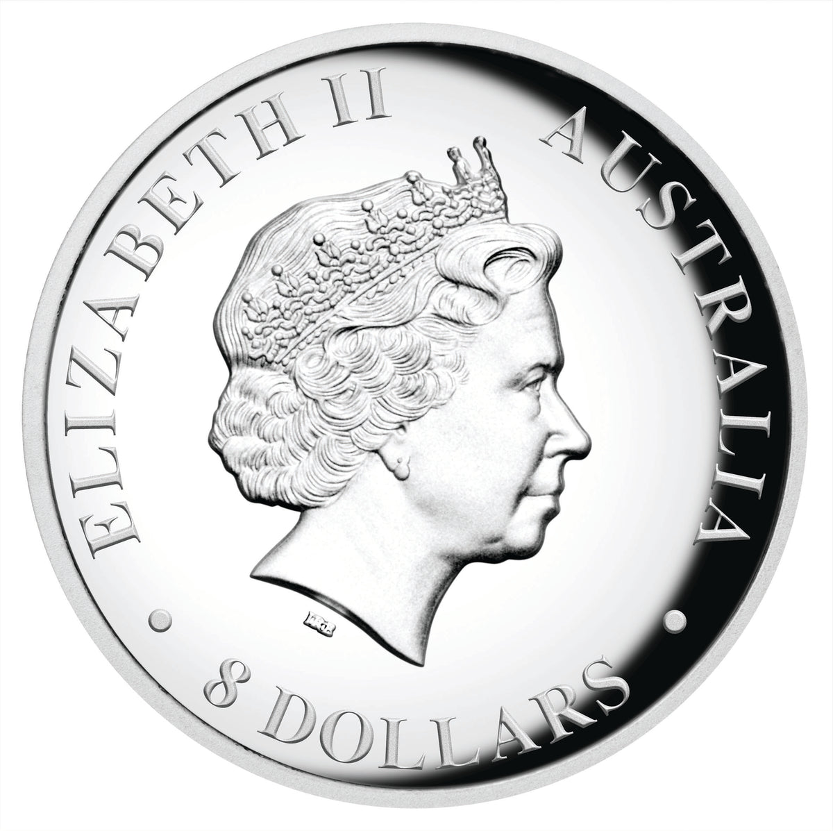2015 $8 Australian Kangaroo 5oz Silver High Relief Proof Coin