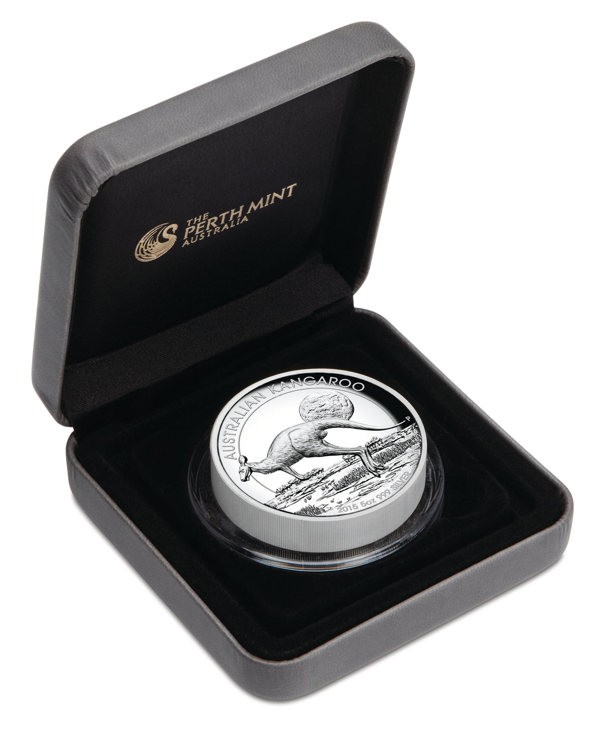 2015 $8 Australian Kangaroo 5oz Silver High Relief Proof Coin