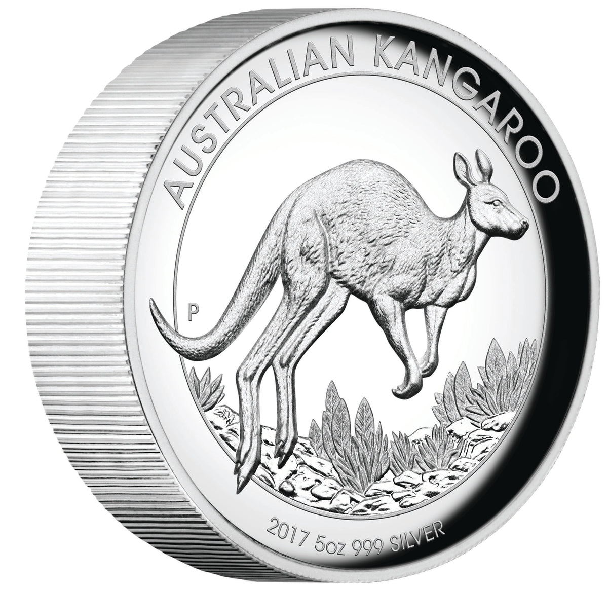 2017 $8 Australian Kangaroo 5oz Silver High Relief Proof Coin