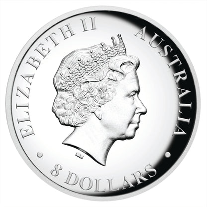 2017 $8 Australian Kangaroo 5oz Silver High Relief Proof Coin