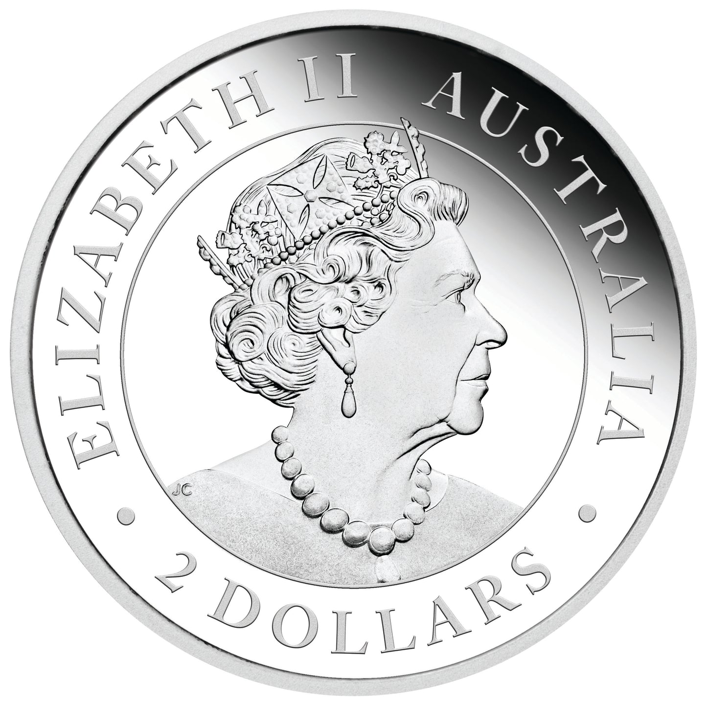 2020 $2 Australian Wedge-Tailed Eagle 2oz Silver Piedfort Proof Coin